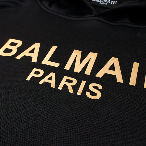 Balmain Basic Black Hoodie
